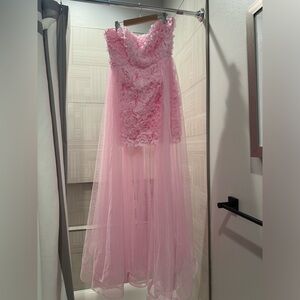 Baby Pink Mom Prom Dress